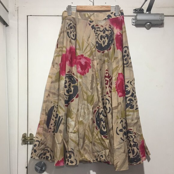 VINTAGE RODIER PRINT SKIRT SETS SIZE 40 - Picture 8 of 11